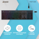 Клавиатура A4Tech Fstyler FX60H серый USB slim LED (FX60H GREY/NEON) [FX60H GREY/NEON]