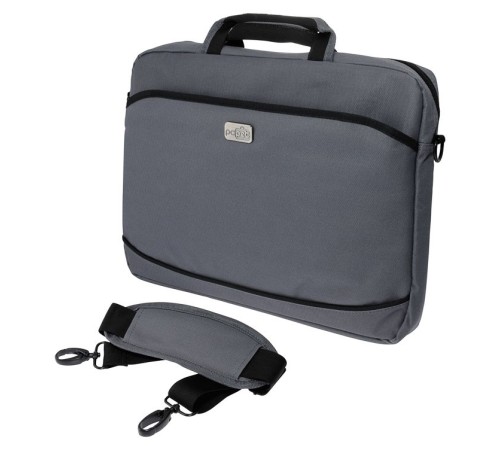 Сумка для ноутбука 15.6" PC Pet 600D серый нейлон (PCP-A1315GY)