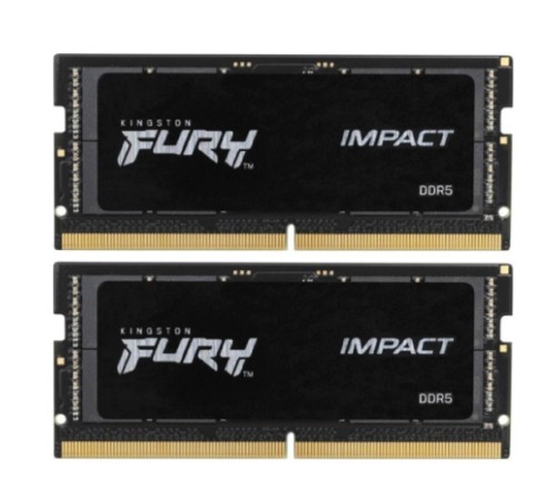 Модуль памяти SO-DIMM DDR5 32Gb (2x16Gb) PC48000 6000Mhz Kingston Fury Impact (KF560S38IBK2-32)