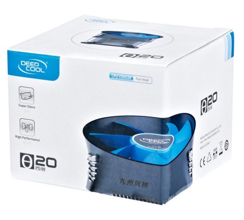 Устройство охлаждения(кулер) Deepcool THETA 20 Soc-1200/1150/1151/1155 3-pin 30dB Al 95W 376gr Ret Устройство охлаждения(кулер) Deepcool THETA 20 Soc-1200/1150/1151/1155 3-pin 30dB Al 95W 376gr Ret