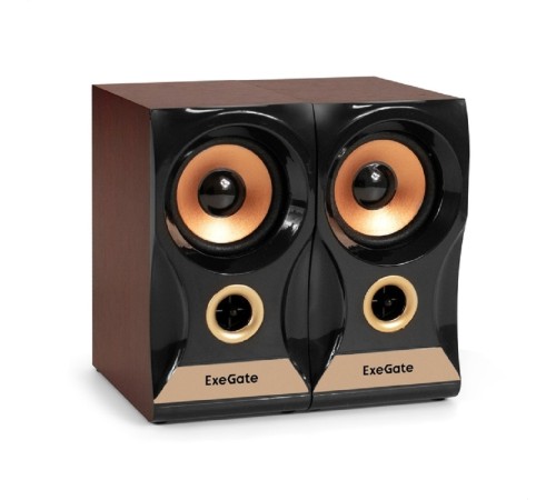 ExeGate Maestro SPS-590 (Активная, питание 220В, 2х3Вт, 30-18000Гц, цвет темное дерево, Color Box)
