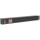 Блок розеток серии SNR-PDU базовый на 12xC13, без шнура питания с вилкой C14, 10A