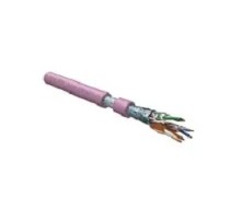 Кабель Hyperline FUTP4-C5E-S24-IN-LSLTX-PK-305 (305м) Кабель витая пара, экранированный F/UTP, общий экран фольга, категория 5e, 4 пары 24 AWG, 4х2х0,51 мм, однопроволочныежилы, нг(А)-LSLTx, внутренни
