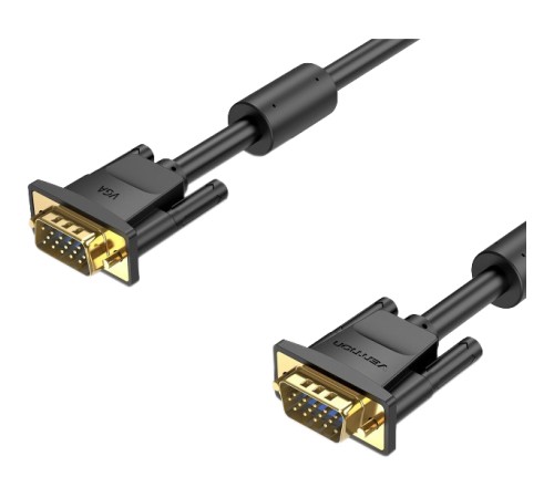 Кабель Vention VGA 15M/15M с 2 ферритовыми фильтрами - 3м. Кабель Vention VGA(m)/VGA(m) - 3 м (DAEBI) Кабель Vention VGA 15M/15M с 2 ферритовыми фильтрами - 3м. Кабель Vention VGA(m)/VGA(m) - 3 м (DAEBI)