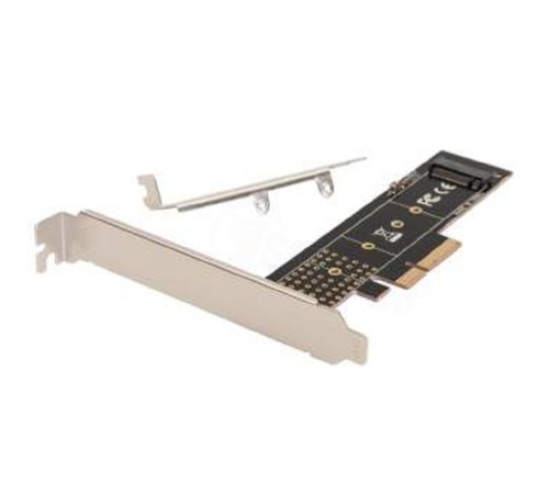 ORIENT C300EN, Переходник PCI-Ex4->M.2 M-key NVMe SSD, тип 2230/2242/2260/2280/22110, 2 планки крепления в комплекте (33294)