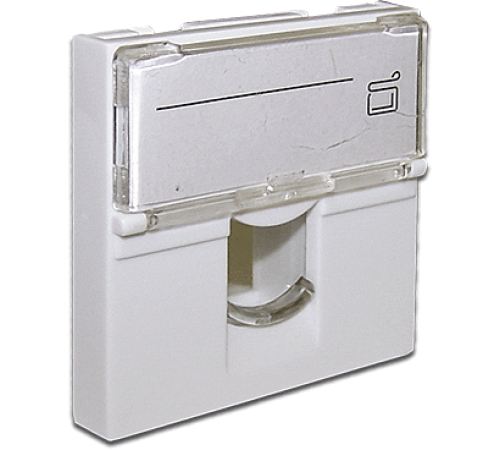 Вставка Lanmaster с штрокой (LAN-SIP-23L-WH) 1xKeystone Mosaic белый упак:1шт Вставка Lanmaster с штрокой (LAN-SIP-23L-WH) 1xKeystone Mosaic белый упак:1шт