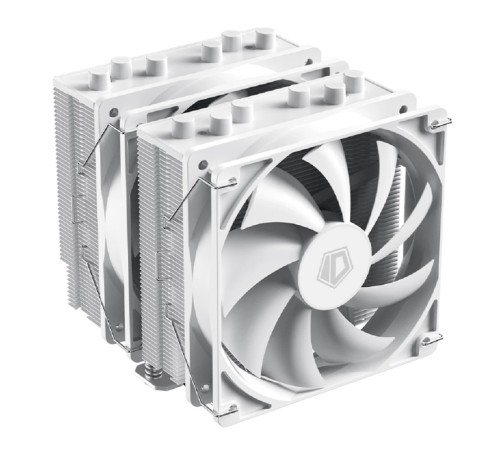 Вентилятор для процессора ID-COOLING SE-206-XT White Socket AM4/AM5/115x/1200/1700, 120mm, 1800rpm, 35.2 дБ, 250W, PWM 4-pin, Al-Cu (SE-206-XT White)