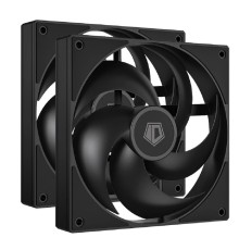 Вентилятор для корпуса ID-COOLING AS-140-K DUET (2 pcs, 140mm, 1800rpm, 72,2 CFM, 24,9 дБ, PWM 4-pin, white) (AS-140-K DUET)