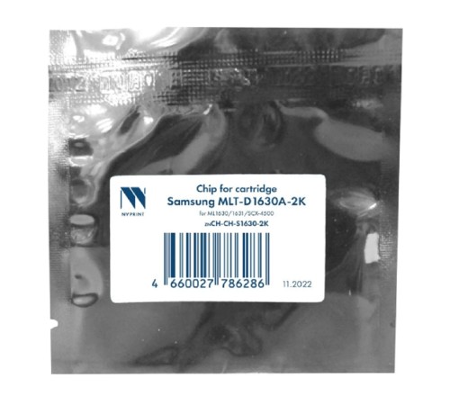 NV Print (NV-CH-S1630A) Чип  для Samsung MLT-D1630A для ML1630/1631/SCX-4500 (2K)