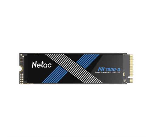 Твердотельный накопитель SSD M.2 Netac 4.0Tb NV7000Q Series <NT01NV7000Q-4T0-E4X> Retail (PCI-E 4.0 x4, up to 7100/6200MBs, 3D NAND, 2560TBW, NVMe 1.4, 22х80mm, heatspreader)