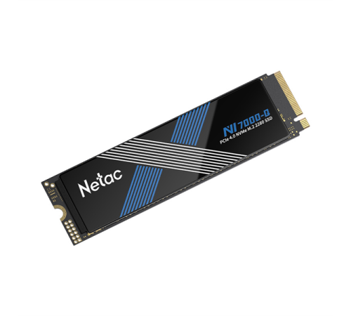 Твердотельный накопитель SSD M.2 Netac 4.0Tb NV7000Q Series <NT01NV7000Q-4T0-E4X> Retail (PCI-E 4.0 x4, up to 7100/6200MBs, 3D NAND, 2560TBW, NVMe 1.4, 22х80mm, heatspreader)