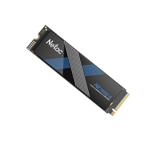 Твердотельный накопитель SSD M.2 Netac 4.0Tb NV7000Q Series <NT01NV7000Q-4T0-E4X> Retail (PCI-E 4.0 x4, up to 7100/6200MBs, 3D NAND, 2560TBW, NVMe 1.4, 22х80mm, heatspreader)