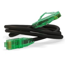 Кабельная сборка Hyperline PC-LPM-UTP-RJ45-RJ45-C6A-3M-LSZH-BK Патч-корд U/UTP, Cat.6a (100% Fluke Component Tested), 10G, LSZH, 3м, черный
