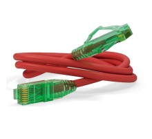 Кабельная сборка Hyperline PC-LPM-UTP-RJ45-RJ45-C6A-3M-LSZH-RD Патч-корд U/UTP, Cat.6a (100% Fluke Component Tested), 10G, LSZH, 3м, красный
