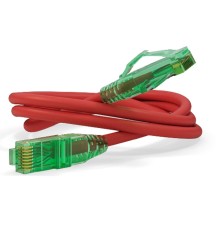 Кабельная сборка Hyperline PC-LPM-UTP-RJ45-RJ45-C6a-5M-LSZH-RD Патч-корд U/UTP, Cat.6a (100% Fluke Component Tested), 10G, LSZH, 5м, красный