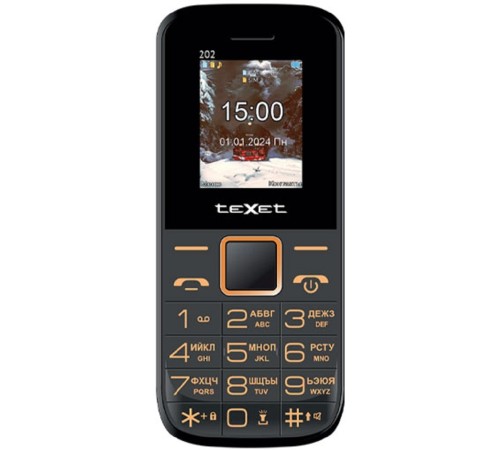 Мобильный телефон teXet TM-202 цвет черный Мобильный телефон teXet TM-202 цвет черный