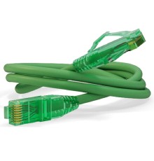 Кабельная сборка Hyperline PC-LPM-UTP-RJ45-RJ45-C6a-5M-LSZH-GN Патч-корд U/UTP, Cat.6a (100% Fluke Component Tested), 10G, LSZH, 5м, зеленый