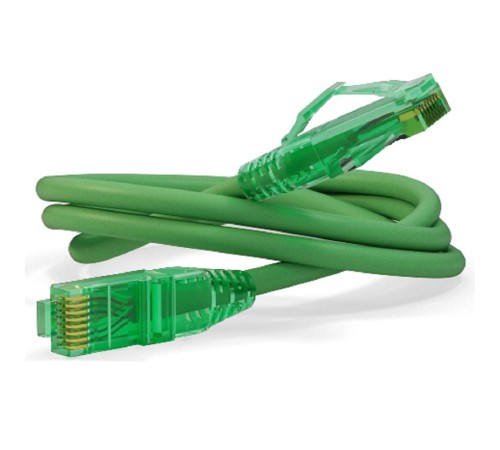 Кабельная сборка Hyperline PC-LPM-UTP-RJ45-RJ45-C6a-5M-LSZH-GN Патч-корд U/UTP, Cat.6a (100% Fluke Component Tested), 10G, LSZH, 5м, зеленый