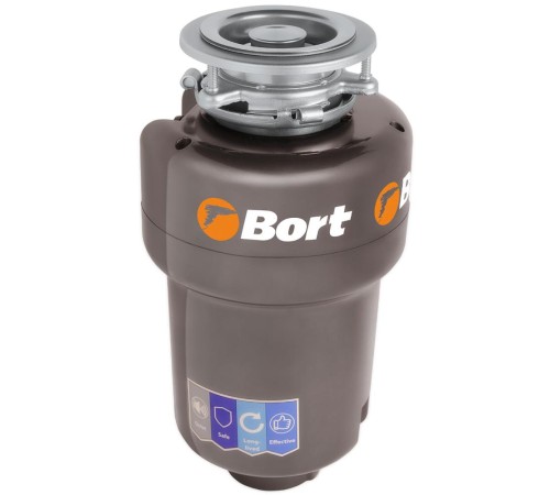 Bort Измельчитель пищевых отходов TITAN 5000 (Control) {Мощность л.с. 0,75 ; 560 Вт; 5,2 кг/мин; 3200 об/мин; 1400 мл; Металл ; набор аксессуаров 5 шт} [93410259]