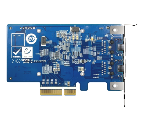 Сетевая карта QNAP QXG-10G2T-X710 Сетевая карта QNAP QXG-10G2T-X710