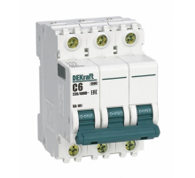 Выключатель автоматический модульный 3п C 6А 4.5кА ВА-101 DEKraft 11076DEK