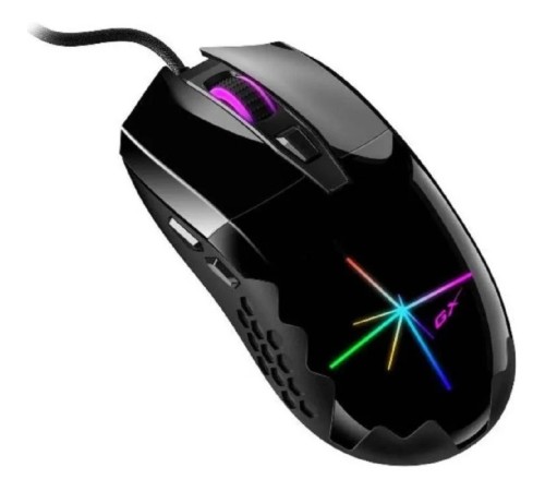 Мышь проводная игровая Genius Scorpion M715, USB, 6 кнопок, оптическая, разрешение 800-7200 DPI, RGB-подсветка Цвет: черный