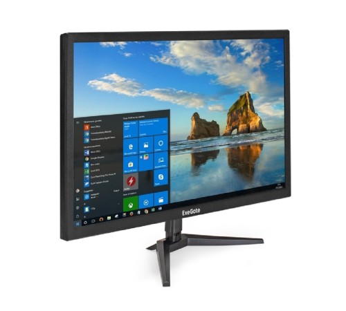 LCD ExeGate 23.8" EB2400A черный {VA 1920x1080 75Hz 5ms 16:9 200cd 3000:1 170/160 D-Sub HDMI VESA регулировка наклона} [EX297377RUS]