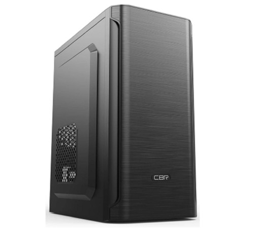 CBR Корпус mATX Minitower MX10, c БП PSU-ATX450-12EC (450W/120mm), 2*USB 2.0, HD Audio+Mic, Black [PCC-MATX-MX10-450W]