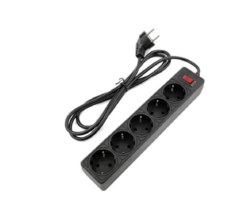 5bites Сетевой фильтр GARDA SP5B-510 5S / 3*0.75MM2 / 1M / BLACK