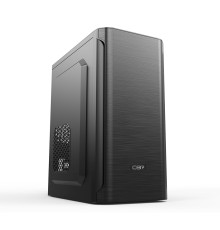 CBR Корпус mATX Minitower MX10, c БП PSU-ATX400-12EC (400W/120mm), 2*USB 2.0, HD Audio+Mic, Black [PCC-MATX-MX10-400W]