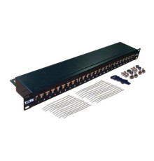 Патч-панель Lanmaster TWT-PP24STP 19" 1U 24xRJ45 кат.5e FTP