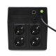 ИБП POWERMAN Smart Sine 1000, LCD, линейно-интерактивный, 1000ВА, 700Вт, 4 евророзетки с резервным питанием, USB, батарея 12В 7Ач 2 шт., 353мм х 149,3мм х 162мм, 9.2 кг. UPS Powerman Smart Sine (POWERMAN Smart Sine 1000)