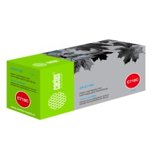 Картридж лазерный Cactus CS-C718С CS-C718C 718 C голубой (2900стр.) для Canon LBP-7200