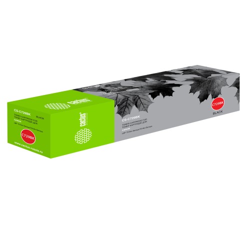 Картридж лазерный Cactus CS-C729BK 729 BK черный (1200стр.) для Canon i-SENSYS LBP-7010C/ LBP-7018C