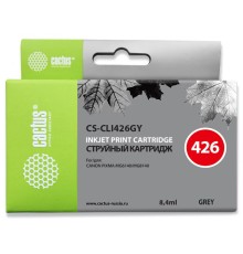 Картридж струйный Cactus CS-CLI426GY серый (8.4мл) для Canon Pixma MG6140/MG8140