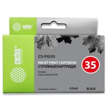 Картридж струйный Cactus CS-PGI35 черный (9мл) для Canon Pixma IP100