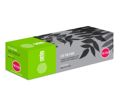Картридж лазерный Cactus CS-TK160 черный (2500стр.) для Kyocera Mita FS 1120D/1120DN/1120