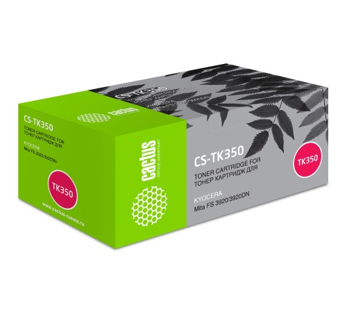 Картридж лазерный Cactus CS-TK350 черный (15000стр.) для Kyocera Mita FS 3920/3920DN