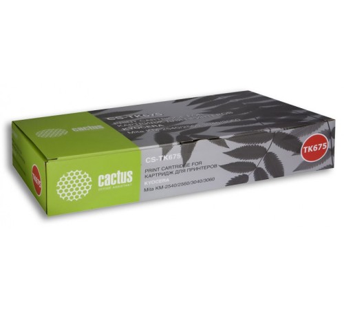 Картридж лазерный Cactus CS-TK675 черный (20000стр.) для Kyocera Mita KM 2540/2560/3040/3060