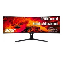 МОНИТОР 49" Acer Nitro EI491CRSbmiipphx Black (VA, изогнутый, 3840x1080, 144Hz, 4 ms, 178°/178°, 400 cd/m, 3000:1,HDMI)