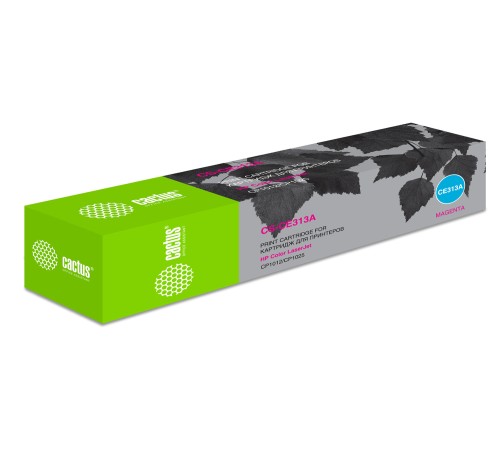 Картридж лазерный Cactus CS-CE313A CE313A пурпурный (1000стр.) для HP LJ CP1012Pro/CP1025