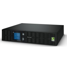 ИБП CyberPower PR1500ELCDRT2U, Rackmount, Line-Interactive, 1500VA/1350W, 8 IEC-320 С13 розеток, USB&Serial, RJ11/RJ45, SNMPslot, LCD дисплей, Black, 0.5х0.6х0.3м., 30.2кг. CyberPower PR1500ELCDRT2U