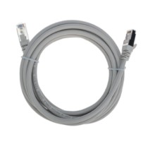 Rexant (02-0390-3) Патч-корд S/FTP, CAT 6A (10G), RJ45-RJ45, 28AWG, LSZH, серый, 3м