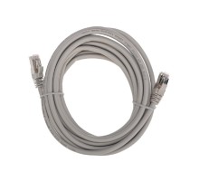 Rexant (02-0390-5) Патч-корд S/FTP, CAT 6A (10G), RJ45-RJ45, 28AWG, LSZH, серый, 5м