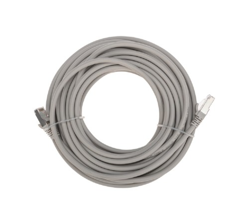 Rexant (02-0390-10) Патч-корд S/FTP, CAT 6A (10G), RJ45-RJ45, 28AWG, LSZH, серый, 10м