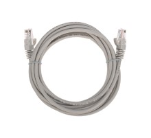 Rexant (02-0100-3) Патч-корд U/UTP, CAT 5e, RJ45-RJ45, 26AWG, LSZH, серый, 3м