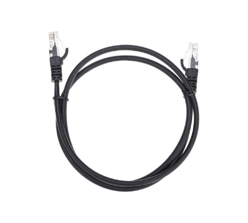 Rexant (02-0102-1) Патч-корд U/UTP, CAT 5e, RJ45-RJ45, 26AWG, LSZH, черный, 1м