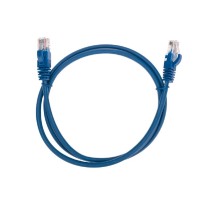 Rexant (02-0104-1) Патч-корд U/UTP, CAT 5e, RJ45-RJ45, 26AWG, LSZH, синий, 1м