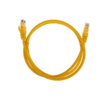 Rexant (02-0295-1) Патч-корд U/UTP, CAT 6, RJ45-RJ45, 26AWG, LSZH, желтый, 1м