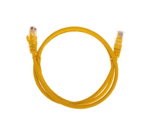 Rexant (02-0295-1) Патч-корд U/UTP, CAT 6, RJ45-RJ45, 26AWG, LSZH, желтый, 1м